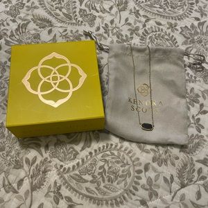 Kendra Scott Elisa Gold Necklace with Rainbow color